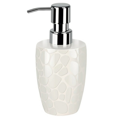 Дозатор для жидкого мыла Spirella Darwin Pebble, белый