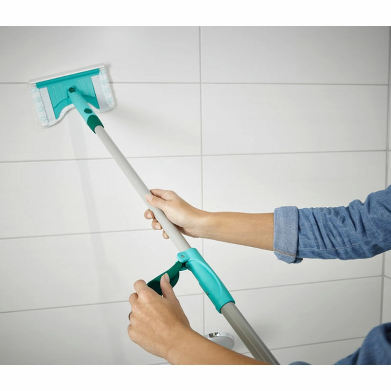 3 Швабра с телескопической ручкой Leifheit Bath cleaner micro duo фото 3