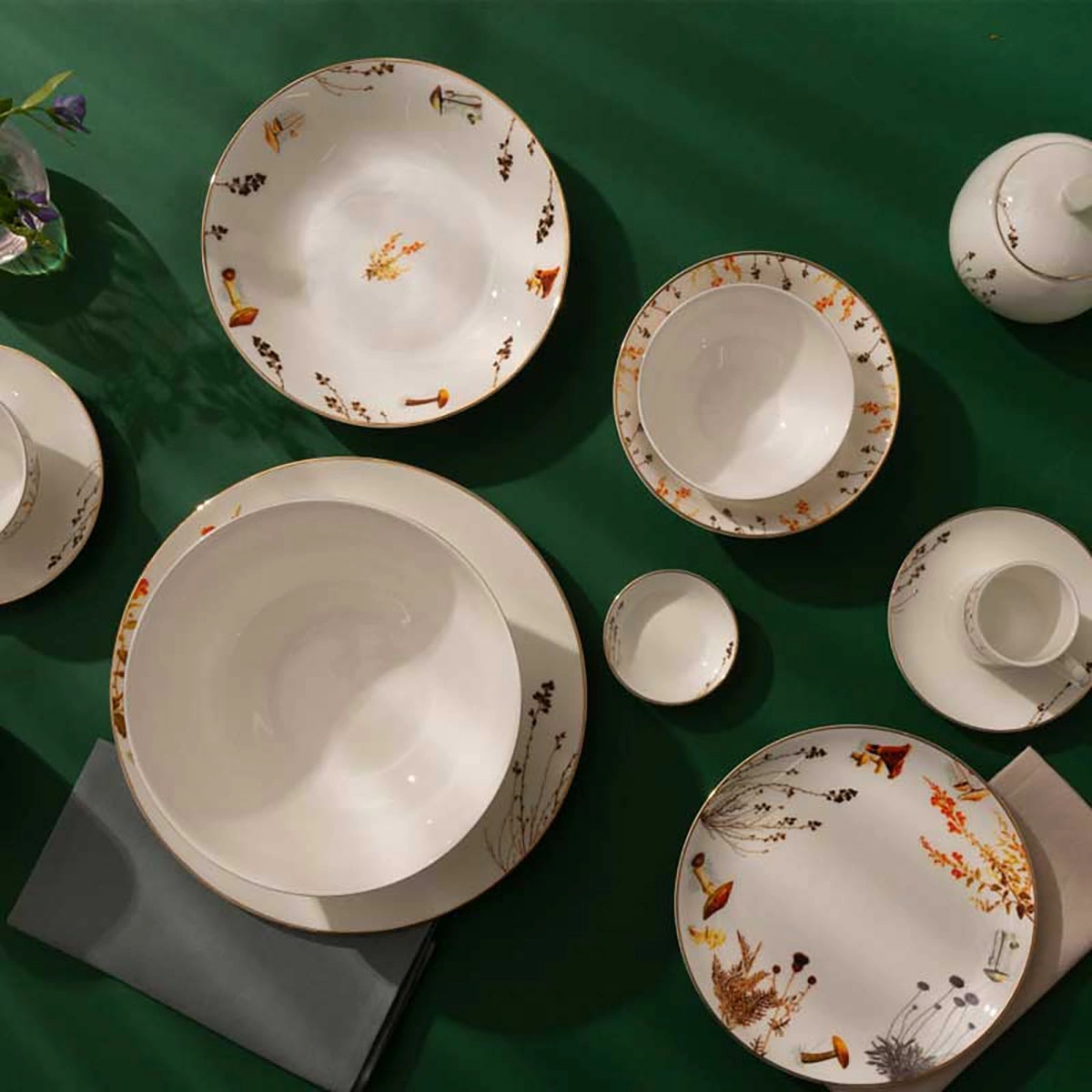 2 Тарелка десертная Zapel Mushroom 21см фото 2