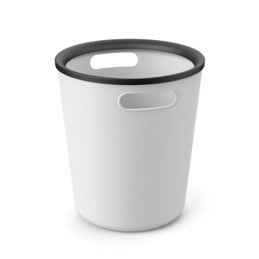 Корзина для мусора 10л Ambient Folk, цвет светло-серый