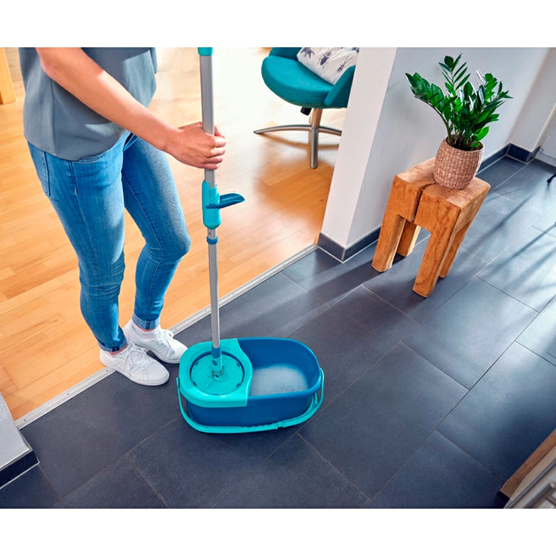 2 Набор для уборки Leifheit Clean Twist швабра и ведро с отжимом фото 2