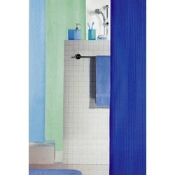 фотографии большого размера Штора для ванной комнаты Spirella Twill фото 2