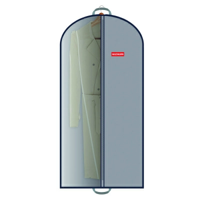 Полноразмерное изображение Чехол для одежды Hausmann 140x60см, серый