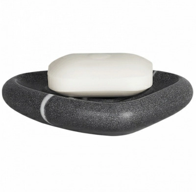 Полноразмерное изображение Мыльница Spirella Etna Stone, цвет серый