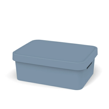 Полноразмерное изображение Ящик для хранения Ambient Folk 11л, серо-голубой фото 1